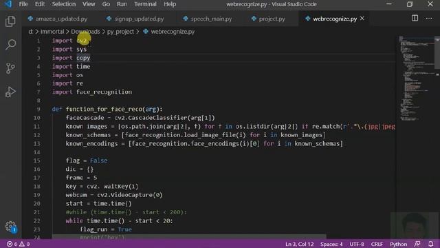 face and speech recognition in python смотреть онлайн