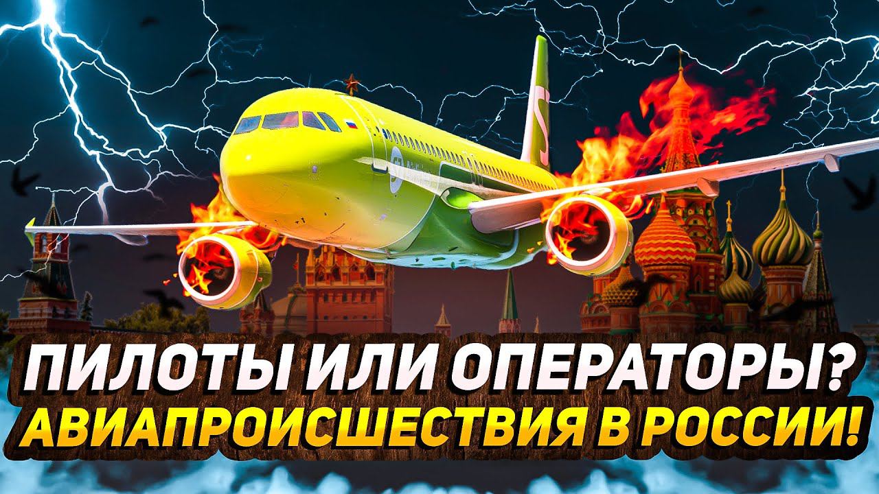 Шок! Пилоты или операторы? Авиапроисшествия в России и мире!