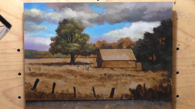 Afternoon Paddock 8x12 - Painting Demonstration! смотреть онлайн