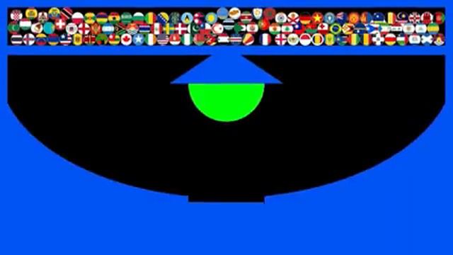 240 times eliminations & 241 countries marble race in Algodoo | Marble Factory смотреть онлайн