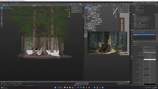 КАК Я СОЗДАЛ СЦЕНУ из THE LAST OF US в BLENDER 3D | Уроки по 3D визуализации в Блендер | Одни из На смотреть онлайн
