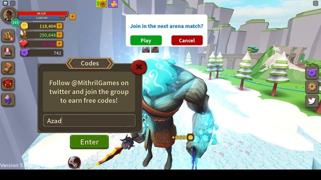 *New Secret Codes* ?[2x GOLD!] Giant Simulator Codes | Giant Simulator (Roblox) смотреть онлайн