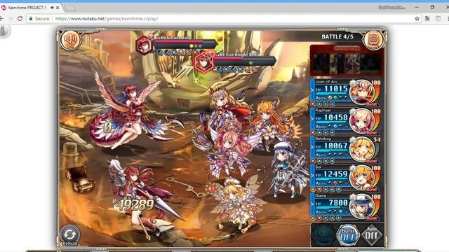 Kamihime PROJECT R - Guild Order (Crom Cruach Shadow) Attempt смотреть онлайн
