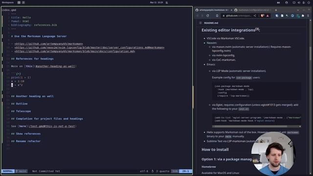 A coffee with quarto and neovim -- part 5 смотреть онлайн