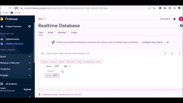Simple example to store and read data from the Firebase Real-time Database and Turn ON/OFF LED смотреть онлайн