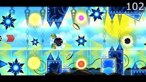 Tidal Wave with Frame Perfects counter — Geometry Dash