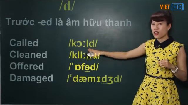 Đuôi Ed - /t/ /d/ /id/ смотреть онлайн