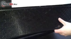 Сетка на решетку радиатора для SsangYong Actyon Sport (СаньЕнг Актион Спорт) 2012-2014 г.в.