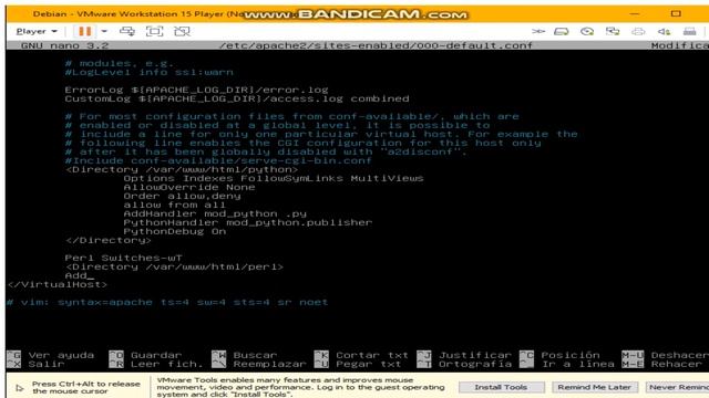 CONFIGURACIÓN DE INTERPRETE PYTHON, PHP Y PERL смотреть онлайн