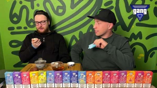 GANG снова в деле! Gang HUGE 5500 затяжек. Как всегда сладко и ярко.