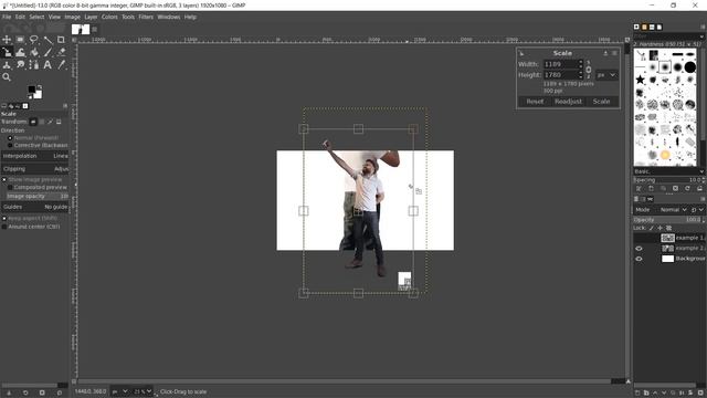 Gimp How To Move Selection Tutorial смотреть онлайн