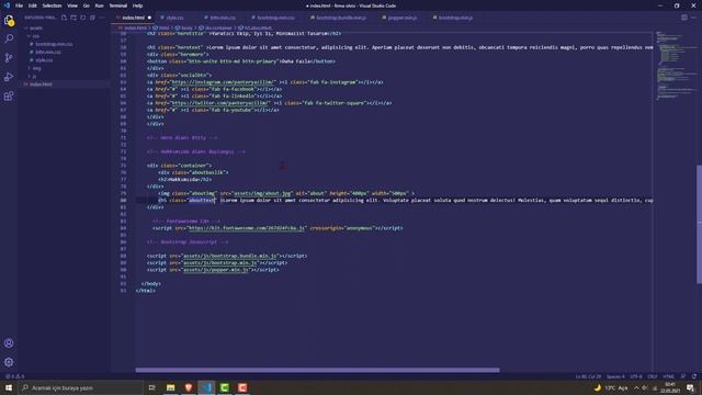 Bootstrap 5.0 İle Firma Sitesi Yapımı-Hakkımızda Alanı Yapımı смотреть онлайн