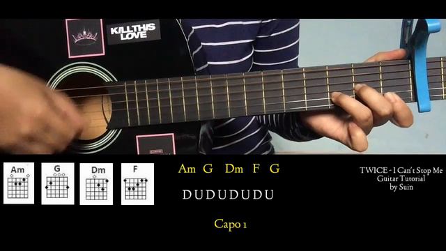 TWICE 트와이스 - 'I Can't Stop Me' Easy Guitar Tutorial | Chords + Strumming | Suin смотреть онлайн