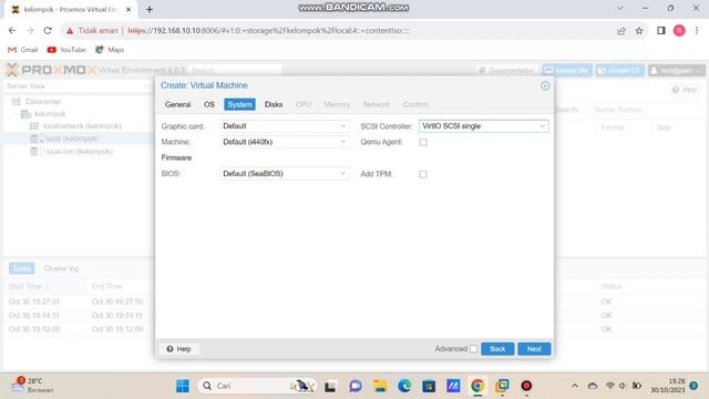 INSTALL & KONFIGURASI VPS MENGGUNAKAN PROXMOX DI VMWARE смотреть онлайн