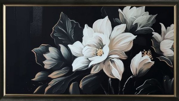 TV ART SCREENSAVER 2023 - Mixed Vintage Floral Framed 4k art - Interior Art