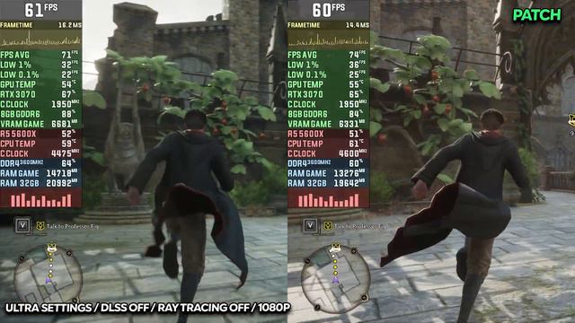 Hogwarts Legacy New Patch 1.05 March 8 - Before vs After Performance | RTX 3070 | R5 5600x смотреть онлайн