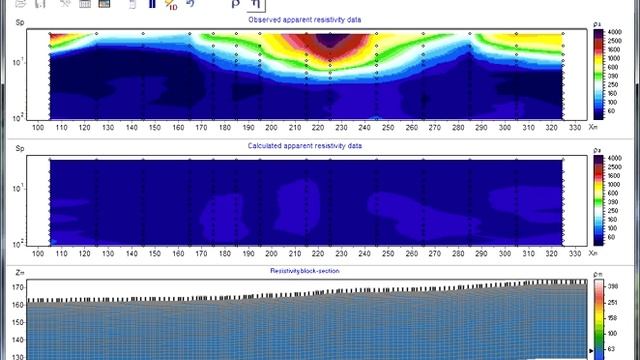 2D inversion VES data in ZondRes2D смотреть онлайн