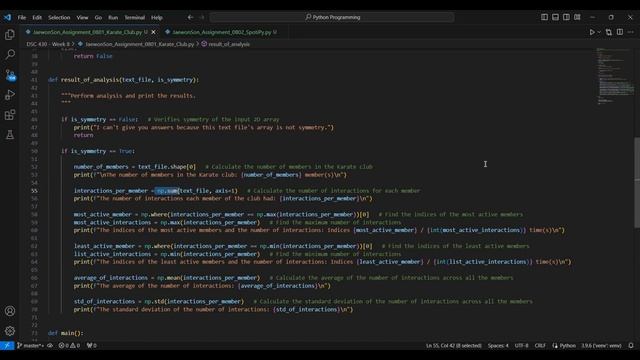 JaewonSon Assignment 0801 Karate Club смотреть онлайн
