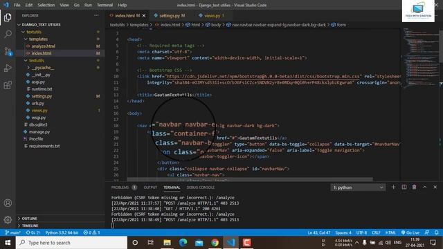 How to resolve CSRF token missing or incorrect in Django form submission, CSRF verification failed, смотреть онлайн