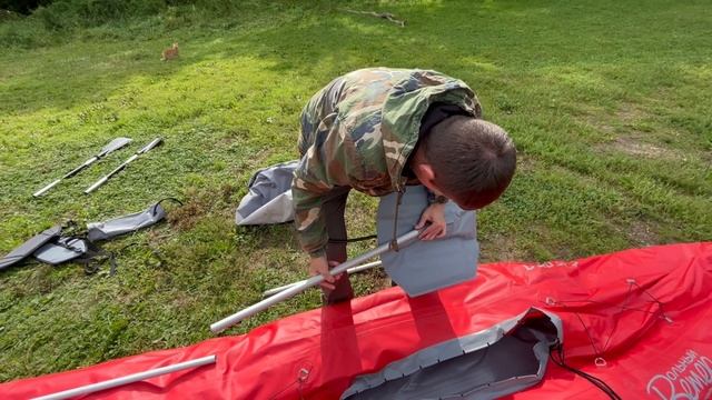 Сборка байдарки Ангара 2 Expedition от компании "Вольный ветер". смотреть онлайн