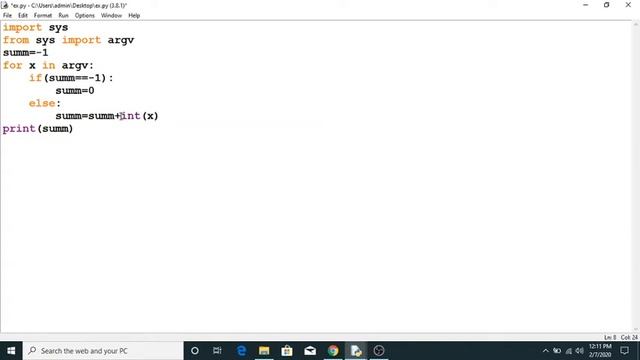 ADDITION OF NUMBER IN PYTHON THROUGH COMMAND LINE ARGUMENT IN HINDI BY SHIVANSHU PRASHAR смотреть онлайн