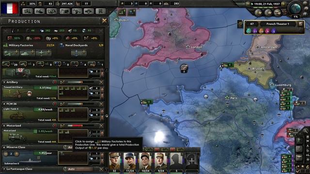 Let's Play Hearts of Iron 4, Episode 2 (France): Tanks, More Tanks смотреть онлайн