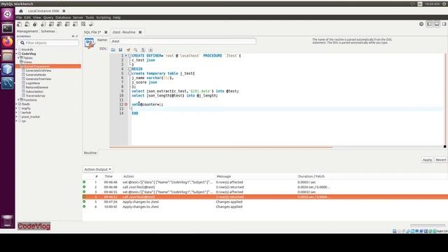 JSON data to MySQL temporary table смотреть онлайн