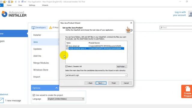 Tutorial Membuat Aplikasi EXE Dari Java Plus Advanced Installer смотреть онлайн