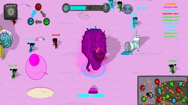 ЭВОЛЮЦИЯ ЗОМБИ В МУТАНТА СКАЛУ, МАКСИМАЛЬНЫЙ УРОВЕНЬ! | Zombeat.io смотреть онлайн