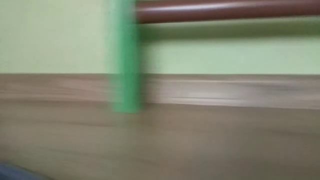 Лего посажирский поезд. Вид из кабины. смотреть онлайн