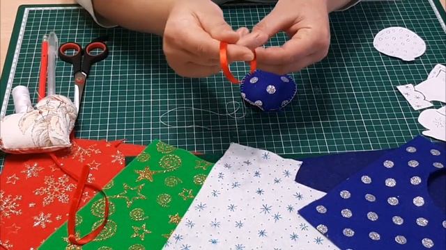 Мастер-класс "Новогодняя игрушка из фетра" смотреть онлайн