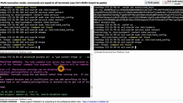 How to setup ANSIBLE on AWS and Run our First Playbook | Part 6/9 смотреть онлайн