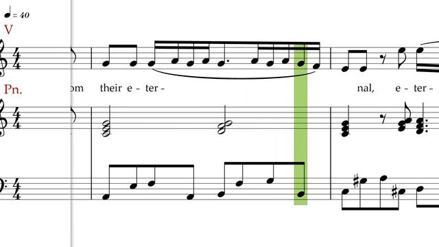 Music For A While ,Purcell, Oedipus Incidental Music ,Soprano Rehearsal Track