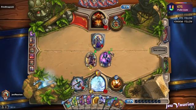 REPLAY - Début de saison en ladder Hearthstone - Deck perso Classé classe prêtre ! смотреть онлайн