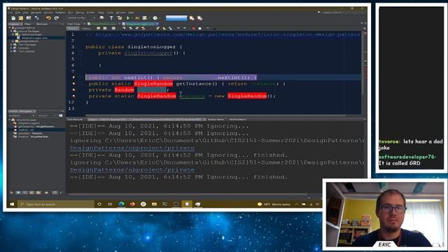 CIS 2151 - Object Oriented Programming ( Java ) - Design Patterns - Summer 2021 смотреть онлайн
