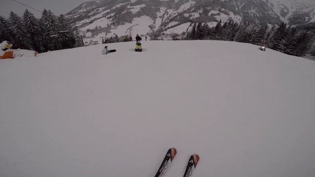 Прохождение трассы в Dorfgastein D1(9км) за 7 мину смотреть онлайн