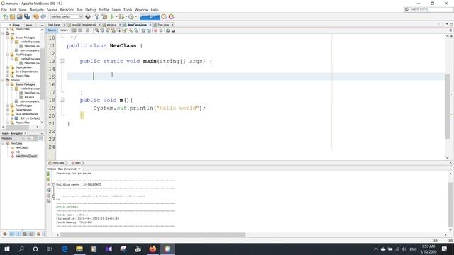 How to create methods from the java смотреть онлайн