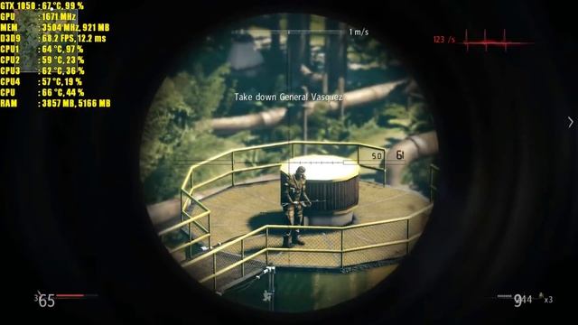Sniper Ghost Warrior GTX 1050 2GB | Max Settings | 1440p смотреть онлайн