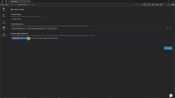 How To Create A Chat Group In Character AI