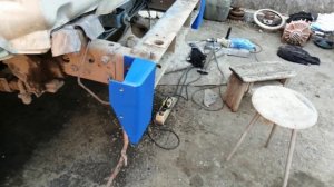 Новый бампер на ЗИЛ.