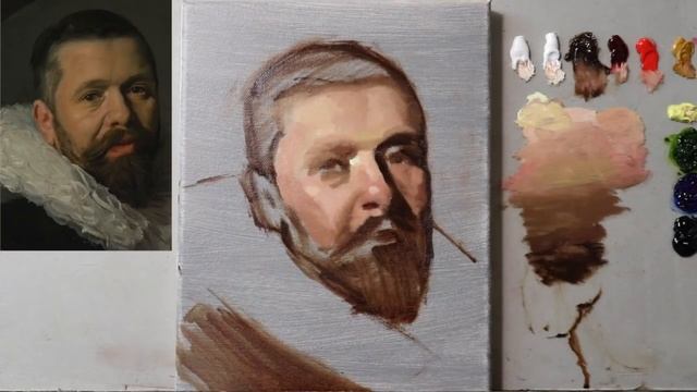 How to Paint Portraits | (Start-Finish) Frans Hals Paint Along смотреть онлайн