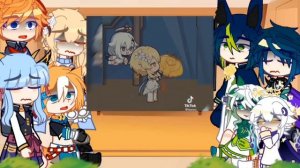 genshin impact characters react to xiao x aether