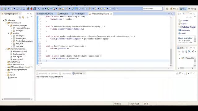 Java hibernate: JPA Пример использования мапинга, урок 10! смотреть онлайн