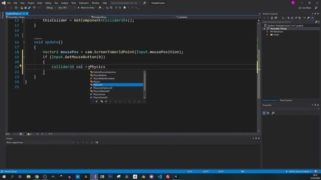 Unity 42 - Simple drag and drop with Physics2D. OverlapPoint() смотреть онлайн