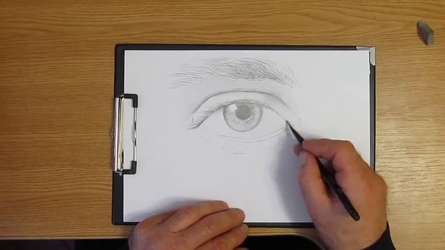Как рисовать ГЛАЗ карандашом. Урок 57. How to Draw a Realistic Eye. Lesson 57 смотреть онлайн