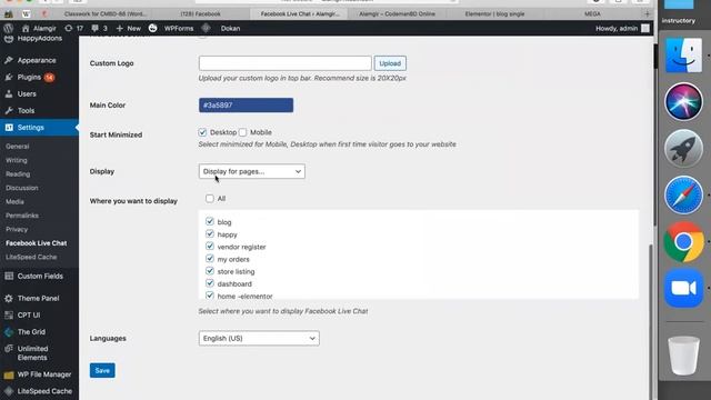 facebook chat bot integrate at wordpress website to communicate with customers - CMBD 68(WP) смотреть онлайн