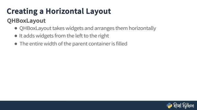 Creating PyQt Layouts for GUI Python Applications смотреть онлайн