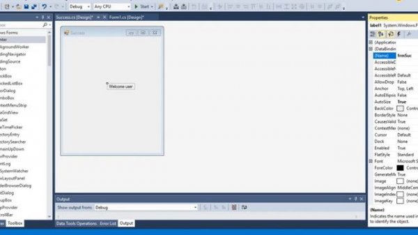 User Login Part 1 using Microsoft SQL server 2014 C# Windows form application