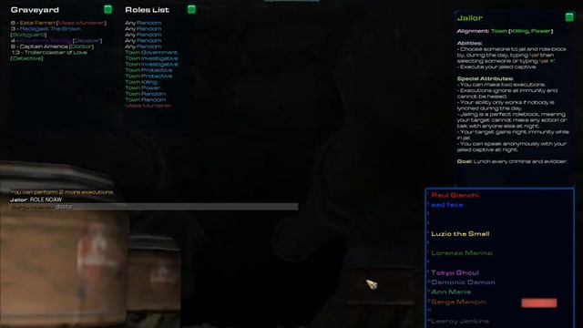 Jailor game in Starcraft Mafia смотреть онлайн