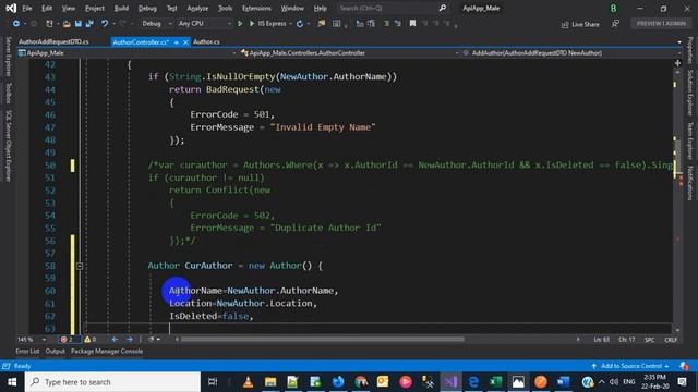 Asp Net Core - RESTFUL API - Request DTO (Add) смотреть онлайн